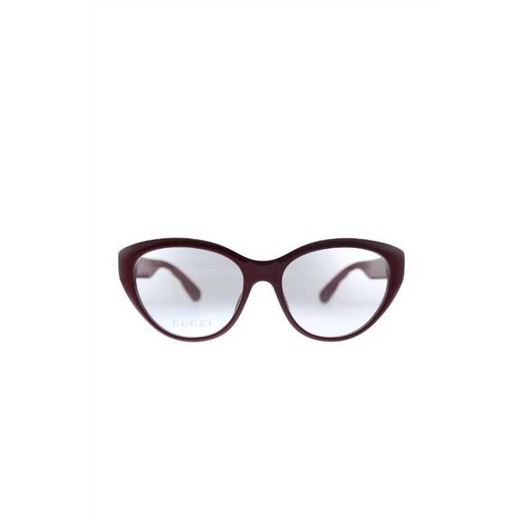 NEW GUCCI cat-eye acetate eyeglasses in burgundy - Picture 2 of 3